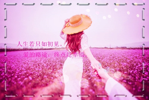 感谢相遇的八个字句子