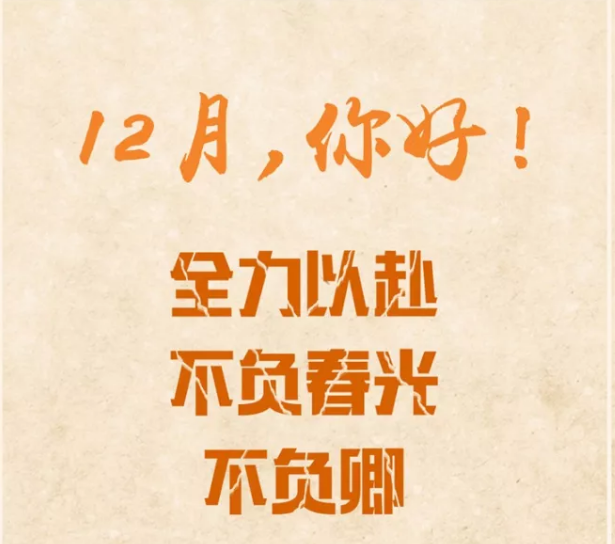 十二月你好的唯美图片