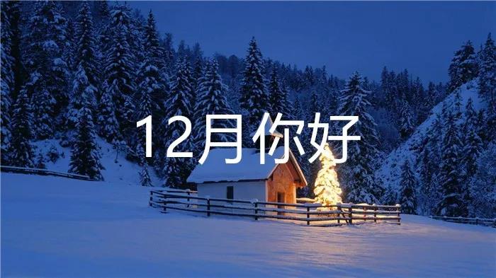 十二月朋友圈文案