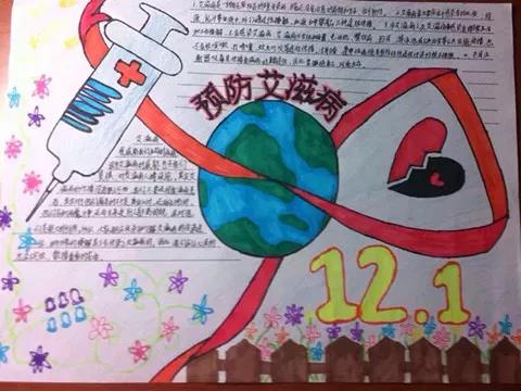 预防艾滋病宣传手抄报