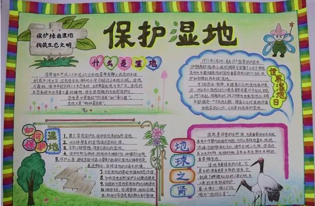 湿地日主题手抄报内容大全 湿地日的来源及意义 湿地日主题手抄报内容大全 湿地日的来源及意义
