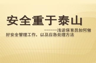 有关安全的名言